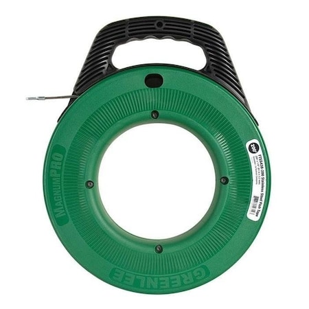 Greenlee MAGNUMPRO FISH TAPE, 1/8 IN W TAPE, 200 FT L TAPE, STAINLESS STEEL TAPE FTSS438-200