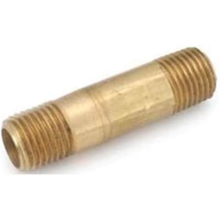 Anderson Metals Corp Pipe Nipple Brass 1/8 X 2 7361130232 9658444