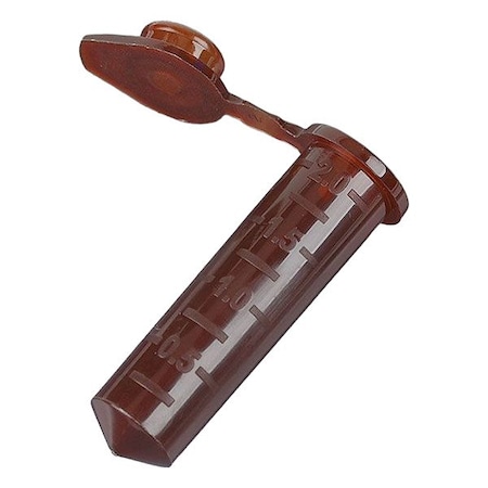 Globe Scientific Microcentrifuge Tube, Amber, PK500 111574A