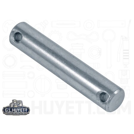 Huyett Drilled Headless Pin, Zn Plt, .188 Dia x 1.531 Overall L x 1.25 Eff L x .078 Hole Dia HLP-0187-1250