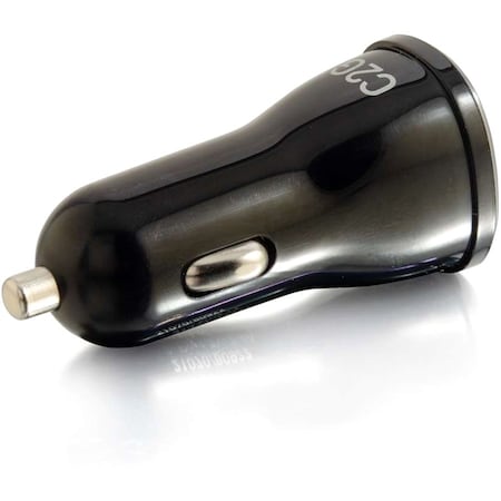 C2G C2G USB Car Charger - Power Adapter - Smart Car Charger - 12 V DC, 24 V DC Input - 5 V DC/2.40 A Output 21070