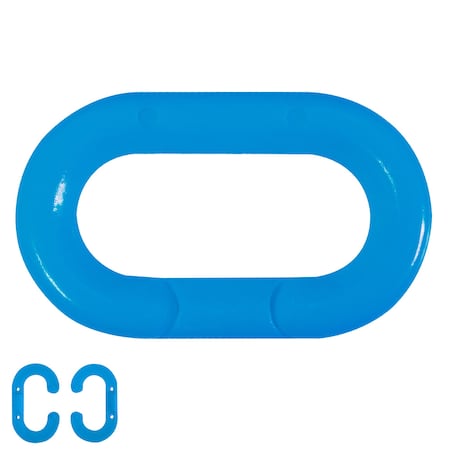 Mr. Chain Sky Blue 1.5" Master Links (10-Pack) 30724-10