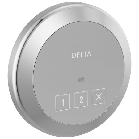 Delta Universal Showering Components Round Exterior Steam Control In Lumicoat Chrome 5CN-220R-PR