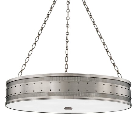 Hudson Valley Lighting Gaines 6 Light Chandelier 30 In. Historic Nickel 2230-HN