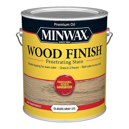 Minwax Wood Stain, 1 gal, Classic Gray 710980000