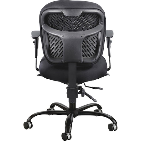 Safco Task Chair Adjustable TPad Arm Kit, Black SAF3399BL