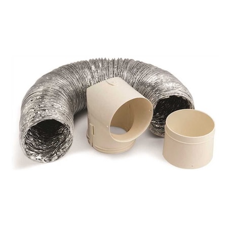 Everbilt 4 in. x 8 ft. Dryer to Duct Connector Kit TD48D2DHD6