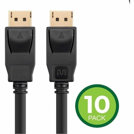 Monoprice SELECT SERIES DISPLAYPORT 1.2A CABLE 15FT (10-PACK), 10PK 41282