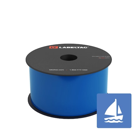 Labeltac Marine Supply 2.5in x 150ft LT4/Pro X, Blue LT2507MN