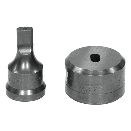 Edwards Oblong Punch & Die Set ED9-PDOB1/4X1/2