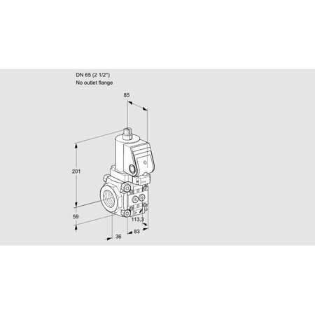 Honeywell Kromschroder VAS3T65/-N/NWGR KS88027615