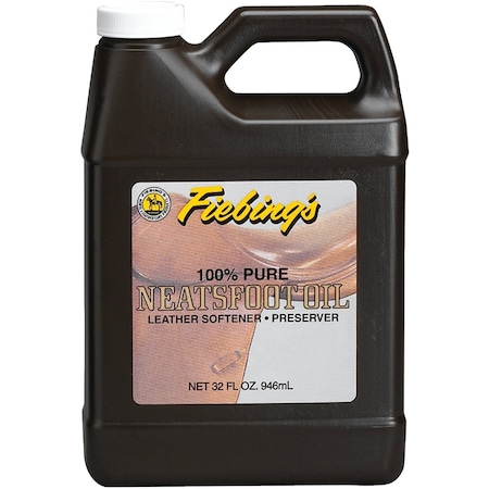 Fiebings 32 Oz. Neatsfoot Oil Leather Care Conditioner PURE00P032Z