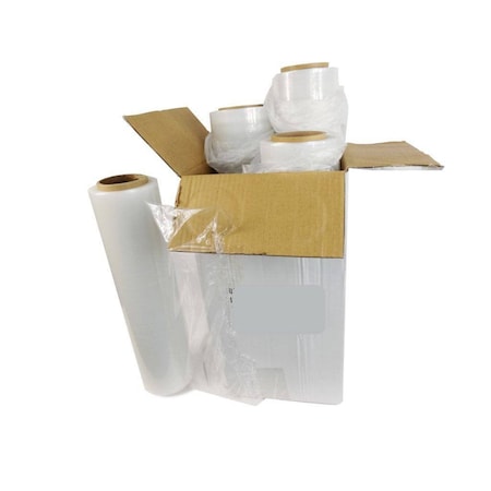 Wod Tape SFC80 Heavy Duty Stretch Wrap for Palletizing or Moving Clear: 18 in. x 1800 ft, 4PK WOD SFC80-18000-4-1500-CLE