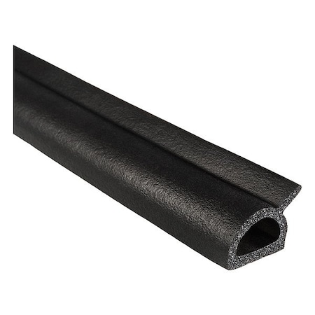 Trim Lok Inc D-Shaped Seal, Black, 250 ft L X5036HT-250