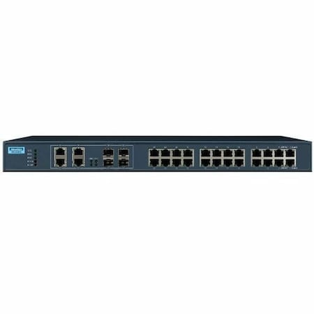 Advantech 24GE+4G Combo Port Unmanaged Switch w/ Wide Temp EKI-2428G-4CI-BE
