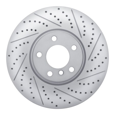 Dynamic Friction Co DFC Geoperformance Rotor - Drilled and Slotted 830-31099D