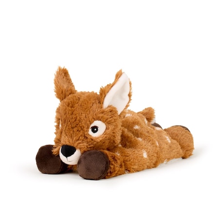 Warmies Laying Down Deer Stuffed Animals Brown CP-DEER-LD