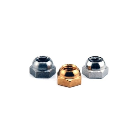 Zoro Select Open End Acorn Nut, Brass, 2 PK CPB584