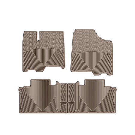 Weathertech Tan, Front and Rear All Weather Floor Mats WTCT202244