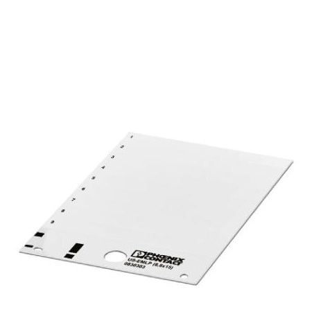 Phoenix Contact US-EMLP 8 8X15 Plastic label Card 0830303