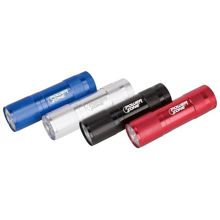 Powerzone Flashlight, AAA Battery, AAA Battery, LED Lamp, 59, 12 m Beam Distance, 12 hr Run Time LFL215-9T