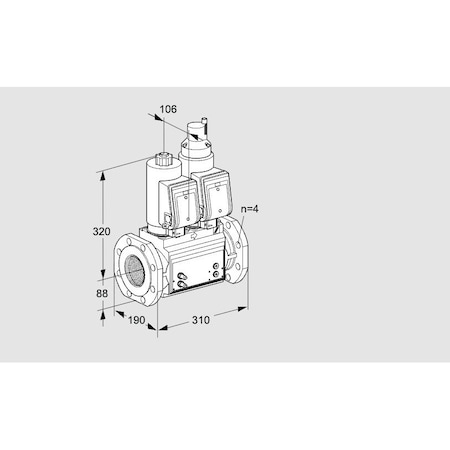 Honeywell Kromschroder VCS7T80A05NLQSRB/MMPP/PPPP KS88207074