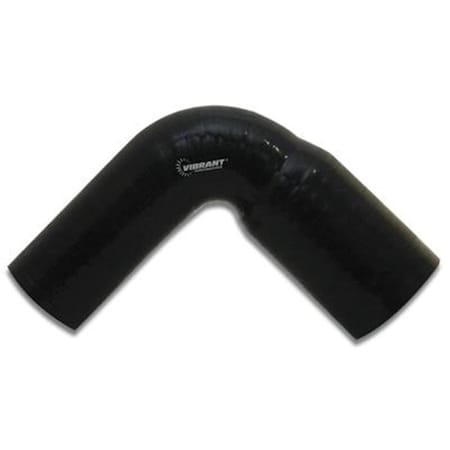 Vibrant 2785 4 Ply Reinforced Silicone Sleeve Connector- Black V32-2785