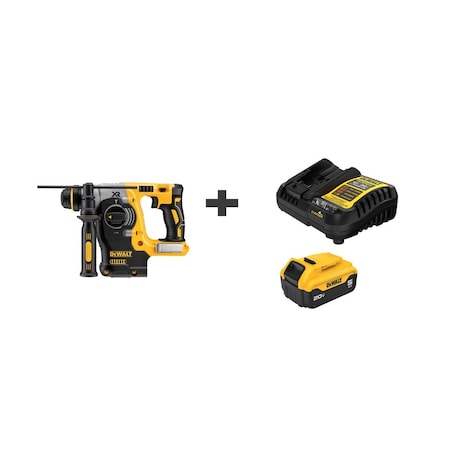 Dewalt Cordless Rotary Hammer Kit, 20.0V, 5.0Ah DCH273B/DCB205C