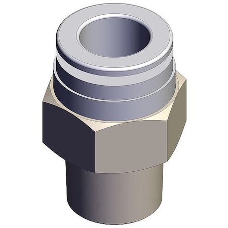 Smc Push-Fit Fitting, Straight KPH12-03