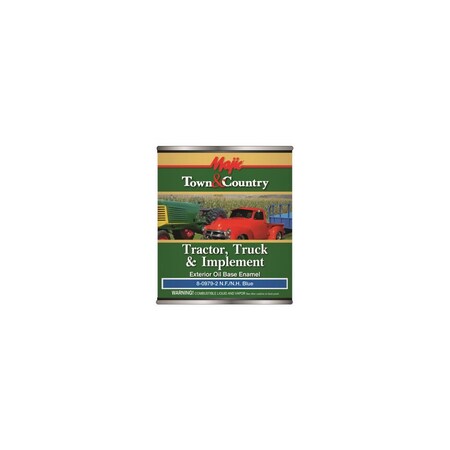 True Value Town & Country Tractor, Truck & Implement Enamel Paint, Oil Base, New Ford/New Holland Blue, Qt. 8-0979-2