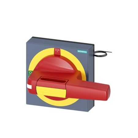 Siemens handle with masking plate EMERGENCY-STOP illuminated size 100x 100 for 8UD1841-2CD05