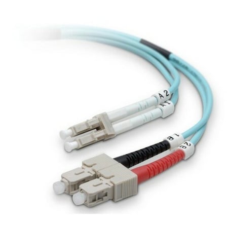 Belkin Fiber Patch Cable 10 Gig Aqua 50/125 Lc/Sc 15 Meter F2F402L7-15M-G