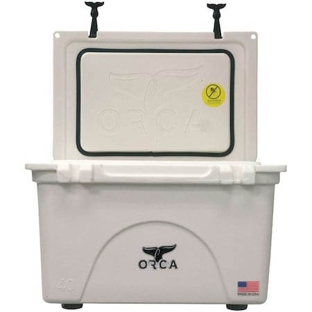 Orca ORCA ORCW040 Cooler, 40 qt Cooler, White ORCW040