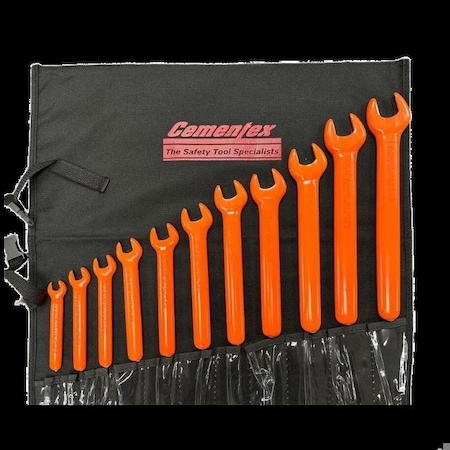 Cementex 11Pc Open End Wrench Set IOEWS-11M
