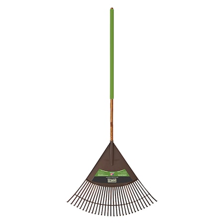 Ames 30 in Leaf Rake, Poly Head, Hardwood Handle, Cushion Grip 2915712