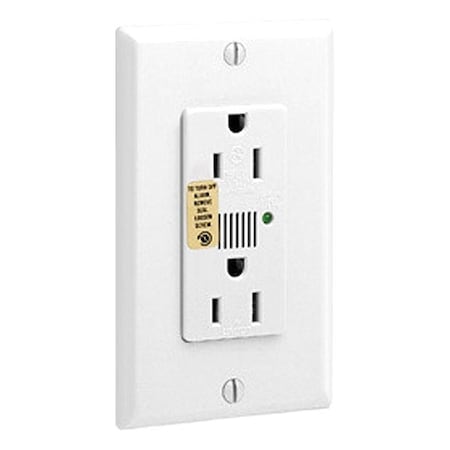 Leviton PlugsandReceptacles, 15A, 125VAC, Wht, Nylon 7280-W