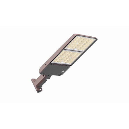 Beyond Led Technology LED Area Light Adj Watt 300W-500W 80000 Lumens Adj CCT 3000K-5000K 120-277V Bronze Housing 157031