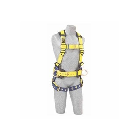 Dbi-Sala Delta, Construction Style Harness, (2) Waist D-Rings; Back D-Ring, Large 098-1101655