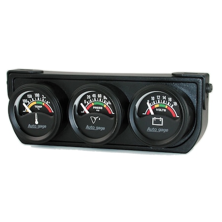 Auto Meter Gauge Oil Pressure/ Voltmeter/ Water Temperature 2391