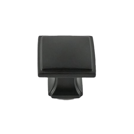 Gan Eden 1.25 in. Square Knob, Matte Black GA1542515