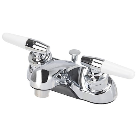 Boston Harbor Lavatory Faucet, 1.5 gpm, 2-Faucet Handle, Chrome Plated, Lever Handle JY-4212PLQ