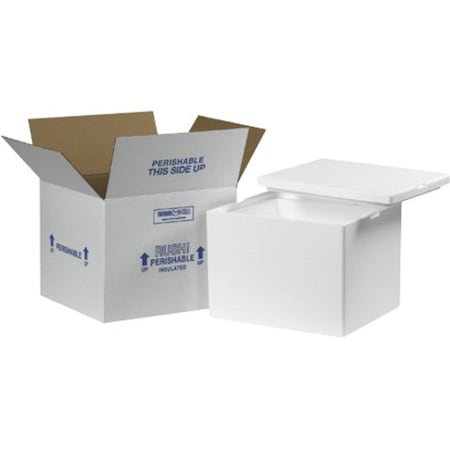 Partners Brand Insulated Shipping Kits, 12" x 10" x 9", White, 1/Case 229C