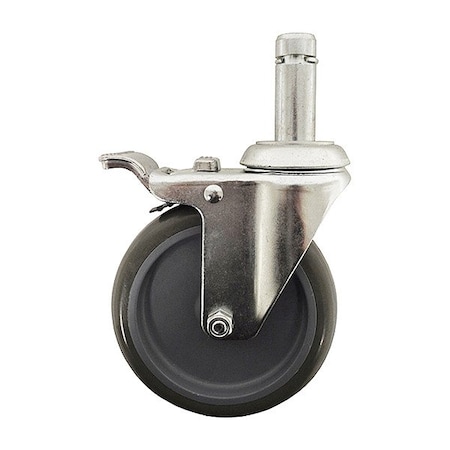 Alco Stem Caster, 3 in dia., Face Brake 15300CL