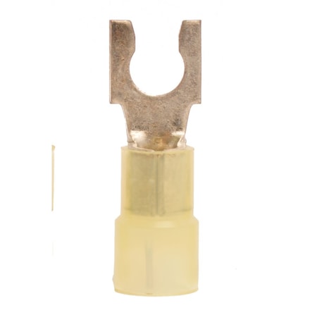 Hillsdale Terminal Fork Terminal, #10 Stud Size, 10 AWG, 600 V, Nylon Insulated, 500 PK 50291N