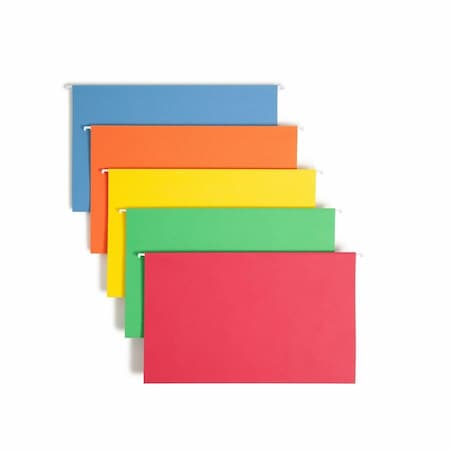 Smead Hanging File Folder, Assorted, PK25 SMD64159