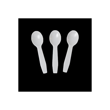 Amercareroyal Polystyrene Taster Spoon White 3" RTS3000