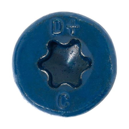 Dewalt Concrete Anchor Screw, 9/64 in Dia., Flat, 2 3/4 in L, Steel Zinc Plated, 100 PK DFM12746S