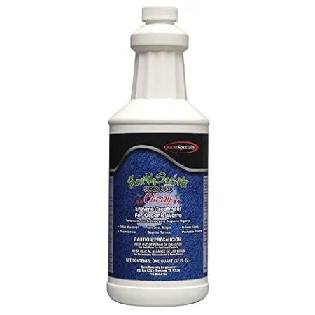 Quest Specialty EARTH SCENTS SUPERBUGZ Cherry Enzyme Treatment for Organic Waste Quart. 2860-1
