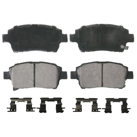 Wagner Brake QuickStop Front Disc Brake Pad Set Ceramic,  ZD990