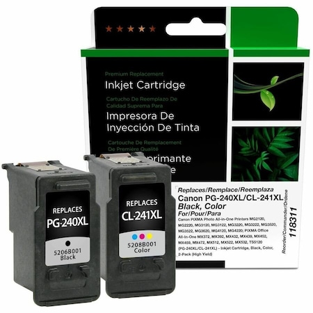 Clover Imaging Group Imaging Remanufactured High Yield Black, Color Ink Cartridges 118311